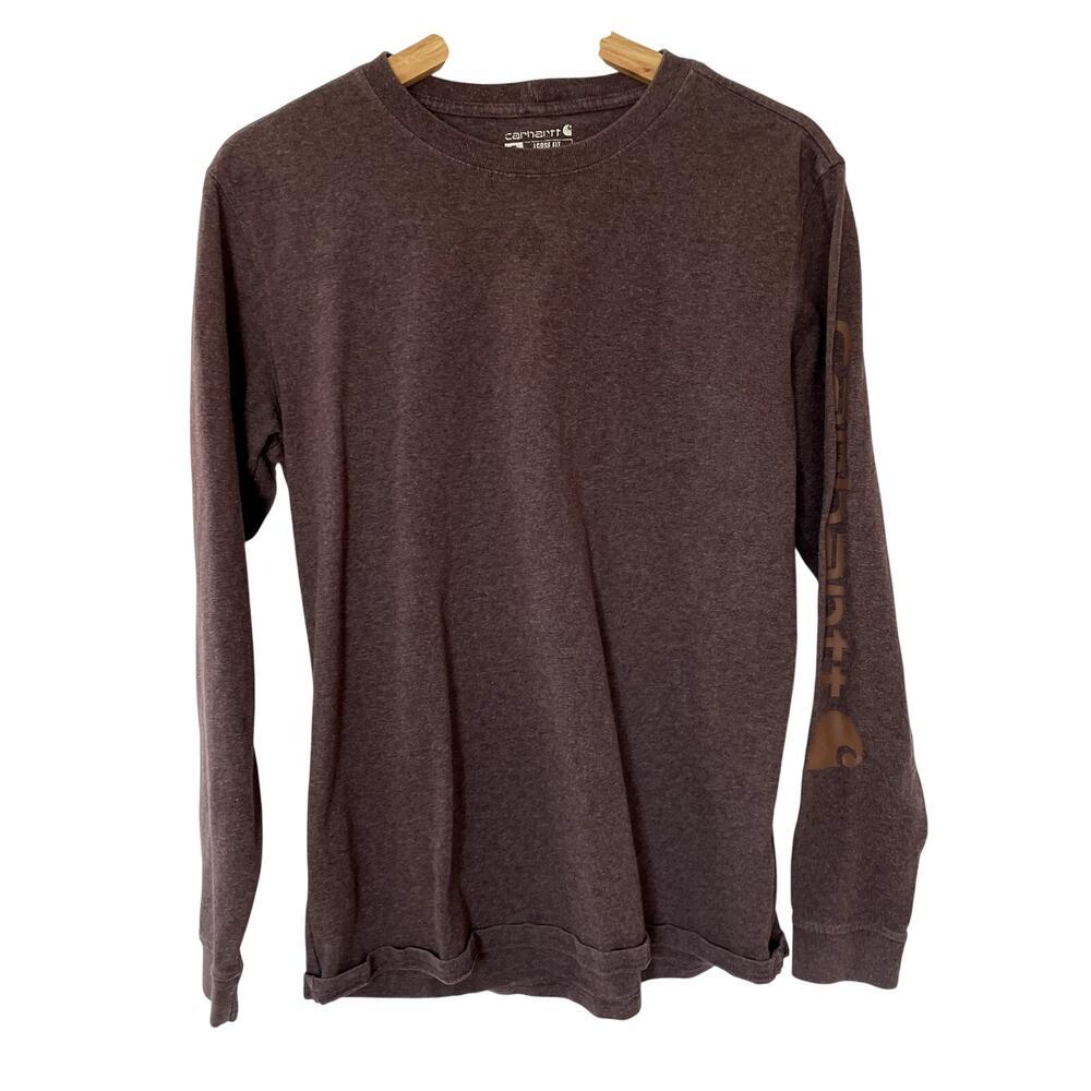 Carhartt loose fit purple pullover sweater women's size medium casual top